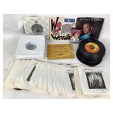 Vinyl records 45s: The Beatles, kool and the