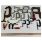 C clamps: 1430-3ï¿½ adjustable, 406 Weller,