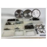 Hardware: drywall screws, spacers, t nuts, hex