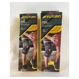 Two 3M futuro hinged knee brace. One is unused in