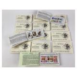 Unsorted world postage stamps, canceled and