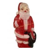 Christmas Santa blow mold 13in. Tall