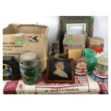 Fort Wayne Indiana lap blanket, Abe Lincoln art,