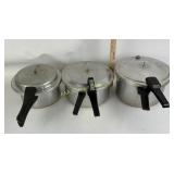 Mirro-magic pressure cooker, pressure cookers