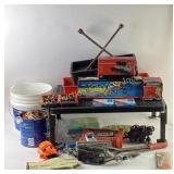 Folding workbench, hand, cable pulley, mosquito sp