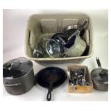 Kitchenaid pots and skillets, cast iron: fair