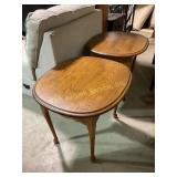 Wood End Tables (2) (27 in. X 24 in. X 21 in. H)