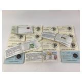 Unsorted world postage stamps, canceled and