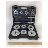 York 30 lb Adjustable Chrome Dumbbell Set