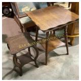 Wood Table (20 in. X 20 in. X 26 in. H) &