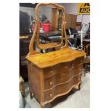 Dresser With Mirror 4 Drawers (44