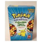 Pikachu Pokï¿½mon collectible figure with candy box