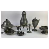 Pewter Tableware and Serving Pieces