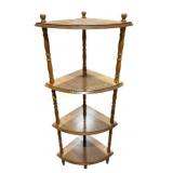 Wood Corner Shelf
