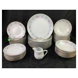 China: salad and dinner plates. Bowls and