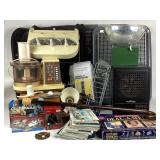 Sears food processor with accessories, National