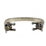 Mexican sterling cat bracelet 20.583 grams