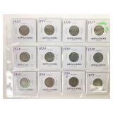 Buffalo Nickel 1920-1936 Various years and mints