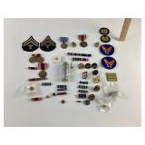 Military badges & ribbons, pins, medals