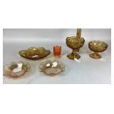 L.E. Smith Moon and Stars compote and trinket Mari