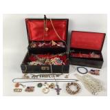 Jewelry boxes, costume jewelry