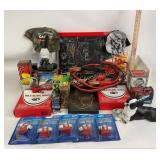 Valve covers, Avon Aftershave, Microscope, Keychai