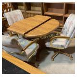 Wood Kitchen Table (40 in. X 40 in.) with Leaf