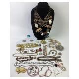 Costume Jewelry: necklaces, bracelets, pierced