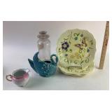 Royal Haeger swan vase, Apothecary jar, pier one