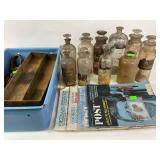 Apothecary glass bottles