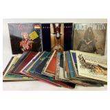 Vinyl records: Linda Ronstadt, Waylon Jennings,