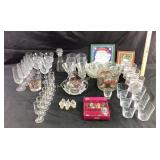 Glassware Including Goblets, Tumblers, and Serving