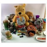 Plush Toys: Winnie the Pooh, Coca Cola Seal, Die C