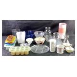 Glassware including Westmoreland Milk Glass, Shot