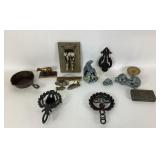 Cast iron wall receipt holder.  Avus