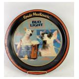 Spuds MacKenzie Bud Light before and after tin,