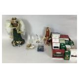 Train & bell angel ornament collection