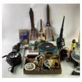 Garage rools: electric sander, drill bits, drill,