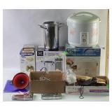 Tiger 10 cup rice cooker, used, NOS black and
