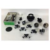 Polaroid land camera back, Fuji 1:3 4.5mm lens,