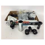 Binocular lenses, Ilex lens adaptors, microscope