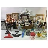 Copper strainer, mugs, cherry glass, mother mug,