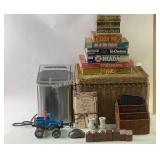 Frigidaire icemaker (untested), letter, organizer,