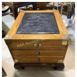 MCM Chinoiserie Asian Inspired Bassett Side/End