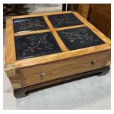 MCM Chinoiserie Asian Inspired Bassett Coffee