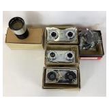 Revere twin amaton camera lenses, mechanical