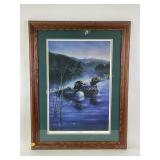 Michael Glenn Monroe "Lake of the North" framed