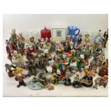 Clown figurine collection