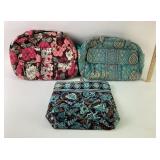 Vera Bradley bags:  Totally Turquoise and Mocha