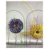 (2) Flower trellis, plant stand